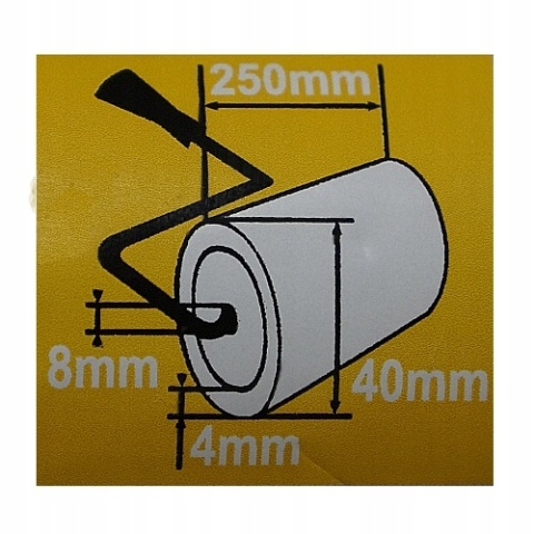 Wałek VELUR 25CM (20)