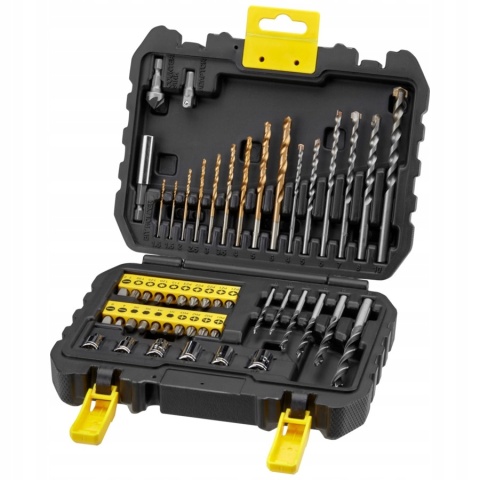 Zestaw do wiercenia i wkęcania 50 szt STA88546-XJ