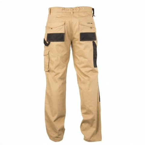 SPODNIE BEŻOWE, 100% BAWEŁNA, "3XL (60)", CE, LAHTI