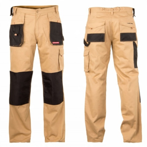 SPODNIE BEŻOWE, 100% BAWEŁNA, XL (56), CE, LAHTI