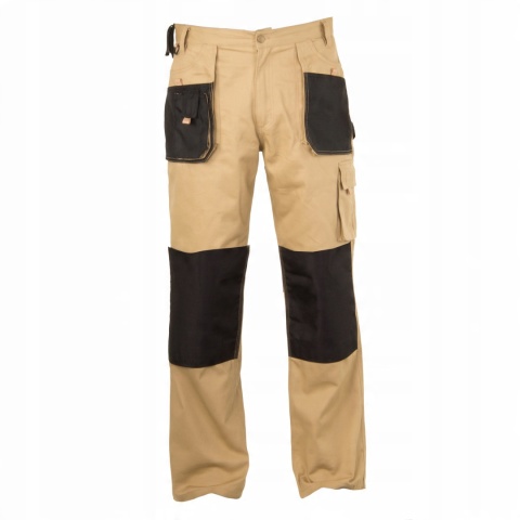 SPODNIE BEŻOWE, 100% BAWEŁNA, XL (56), CE, LAHTI