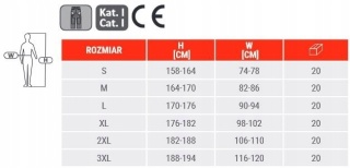 SPODNIE BOJÓWKI SZARE, "L", CE, LAHTI