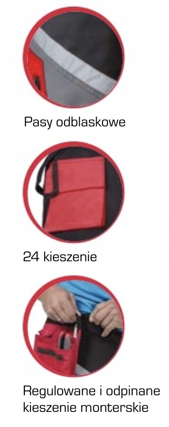 SPODNIE CZA-SZA-CZER 100% BAWEŁNA Z ODBL., "2XL", CE, LAHTI