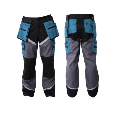 SPODNIE CZAR-SZAR-TURK. Z PASAMI ODBLASK., 2XL , CE, LAHTI