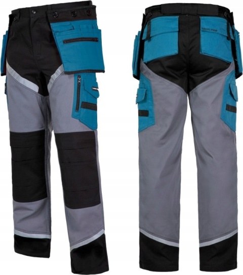 SPODNIE CZAR-SZAR-TURK. Z PASAMI ODBLASK., M, CE, LAHTI