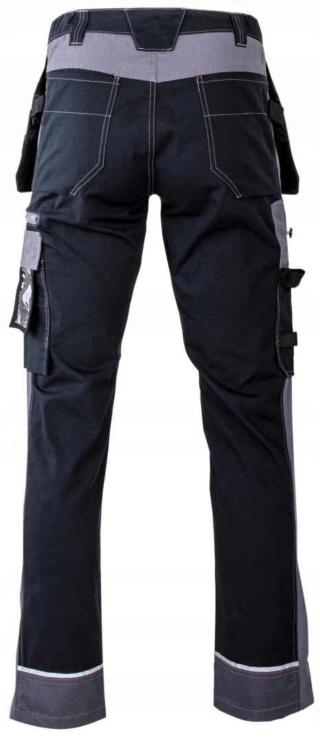 SPODNIE CZARNO-SZARE ZE WZMOCNIENIAMI, "XL", CE, LAHTI