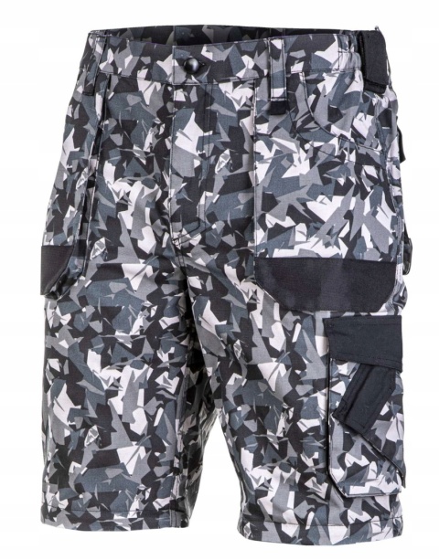 Spodnie Męskie Szaro-Czarne z Odpinanymi Nogawkami