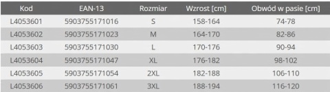 Spodnie robocze Jogger XL Czarne, Stretch, Lahti