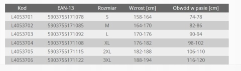 Spodnie robocze Jogger XL Czarne, Stretch, Lahti