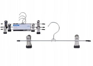 WIESZAK Z KLAMRAMI NA SPODNIE