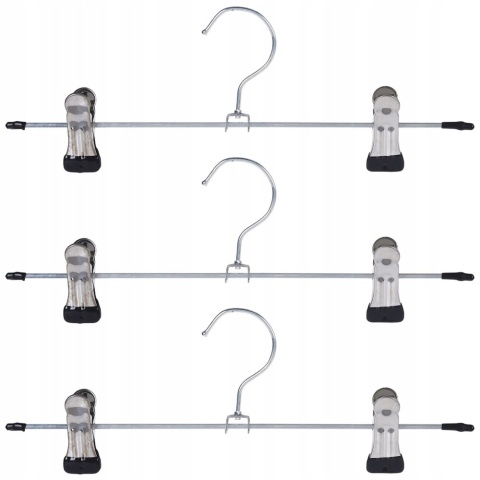 WIESZAK Z KLAMRAMI NA SPODNIE