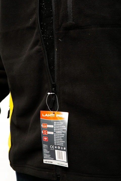 BLUZA POLAROWA LAHTI, CZARNA, ROZMIAR M