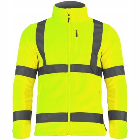 Bluza Polar Ostrzegawcza Żółta 2XL CE Lahti