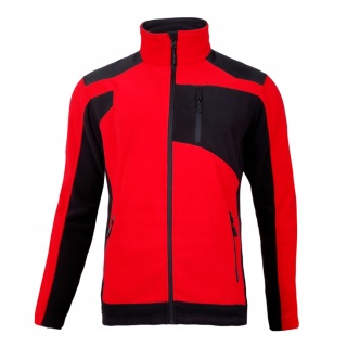 Bluza Polar z Wzmocnieniami, Czerwona, 3XL