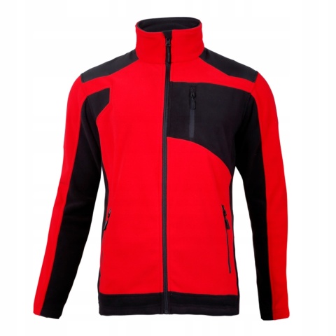 Bluza Polar z Wzmocnieniami, Czerwona, 3XL