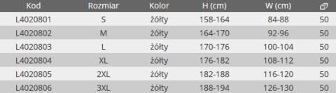 Koszulka ostrzegawcza żółta CE S