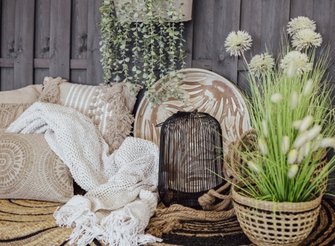 LAMPION DEKORACYJNY na taras do ogrodu do salonu czarny 19x33 cm