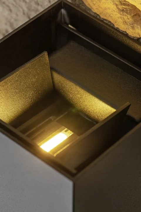 OPRAWA LED MISSOURI-O, 7W, 540lm, IP54, IK08, 4000K, KWADRAT, CZARNY