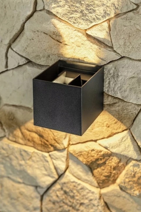 OPRAWA LED MISSOURI-O, 7W, 540lm, IP54, IK08, 4000K, KWADRAT, CZARNY