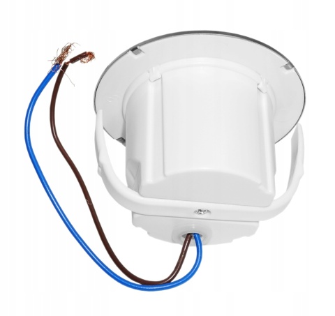 Oprawa LED schodowa z czujnikiem ruchu, okrągła, srebrna / YCB178S-PIR