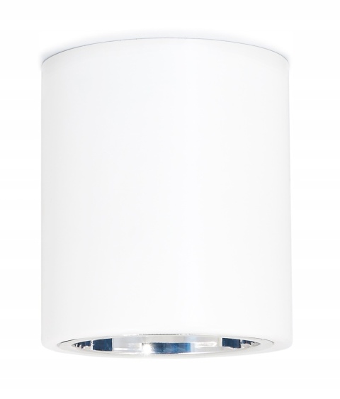 Oprawa natynk. metal. okrągła POLUX JUPITER MD-3011 E27 (excl.), biała, IP20, 110*115mm