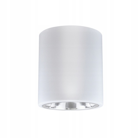 Oprawa natynk. metal. okrągła POLUX JUPITER MD-3011 E27 (excl.), biała, IP20, 110*115mm