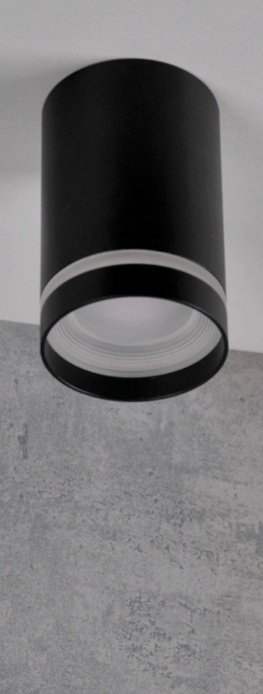 Oprawa natynkowa FABRI czarna GU10