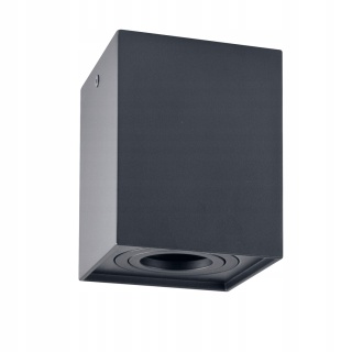 Oprawa natynkowa Hadar Q1 1xGU10 kwadrat czarna