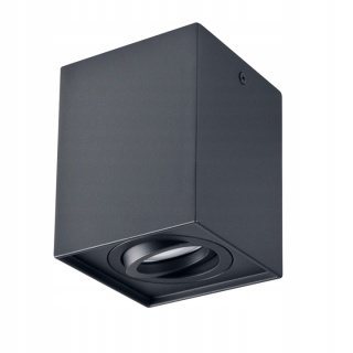 Oprawa natynkowa Hadar Q1 1xGU10 kwadrat czarna