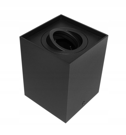 Oprawa natynkowa Hadar Q1 1xGU10 kwadrat czarna