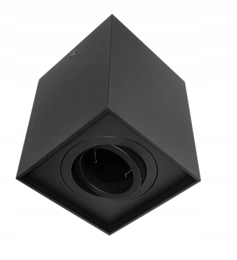 Oprawa natynkowa Hadar Q1 1xGU10 kwadrat czarna