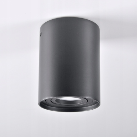 Oprawa natynkowa Hadar R1 1xGU10 okrągła czarna