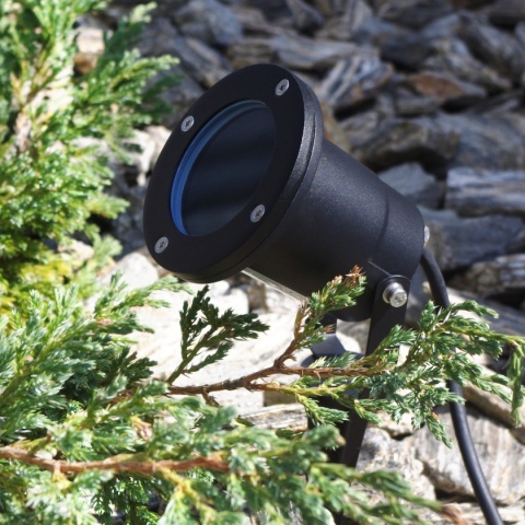 Oprawa ogrodowa DIEGO, GU10, MAX. 35W, IP65, AC220-240V, 50/60Hz, czarna