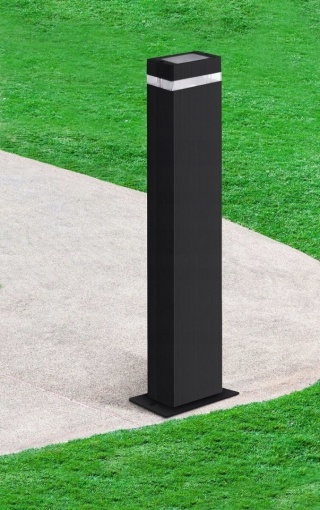 Oprawa ogrodowa GILBERT stojąca czarna 80cm