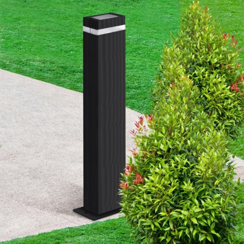 Oprawa ogrodowa GILBERT stojąca czarna 80cm