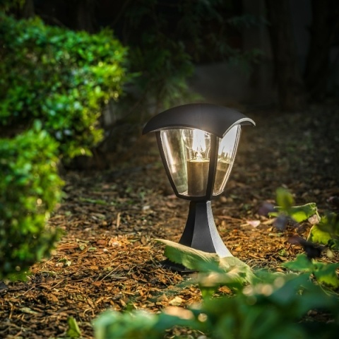 Oprawa ogrodowa MARINA-PS,E27, MAX.20W, słupek 30cm, czarna