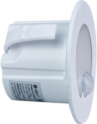 Oprawa schodowa LED z czujnikiem ruchu, okrągła, biała / YCB178W-PIR