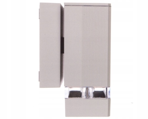 Oprawa ścienna jednokierunkowa NESSA, GU10, MAX. 50W, IP54, AC220-240V, 50/60Hz, szara