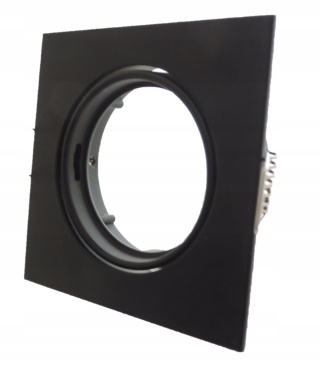 Oprawa sufit.ruchoma POLUX OPIN-IO.A90PB stal kwadratowa czarna perłowa