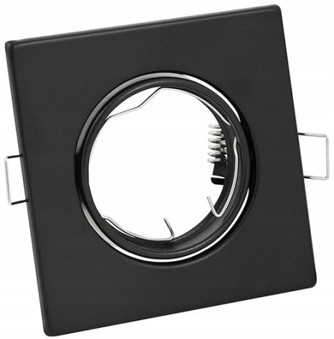 Oprawa sufit.ruchoma POLUX OPIN-IO.A90PB stal kwadratowa czarna perłowa