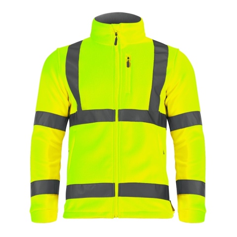 Polarowa bluza ostrzegawcza żółta LAHTI L40109, rozmiar XL