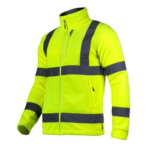 Polarowa bluza ostrzegawcza żółta LAHTI L40109, rozmiar XL