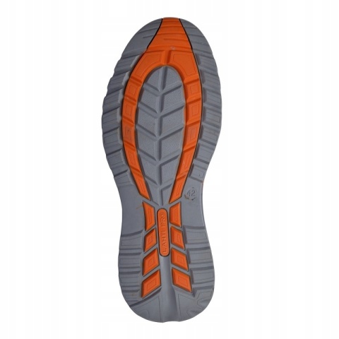 Półbuty Męskie Szaro-Pomarańczowe, Rozmiar 40