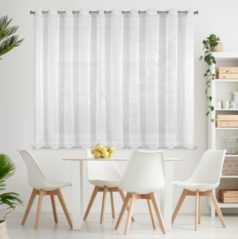 FIRANA GOTOWA biała na przelotkach Lucy 300x160