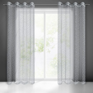 FIRANA GOTOWA srebrna na przelotkach Amanda 140x250
