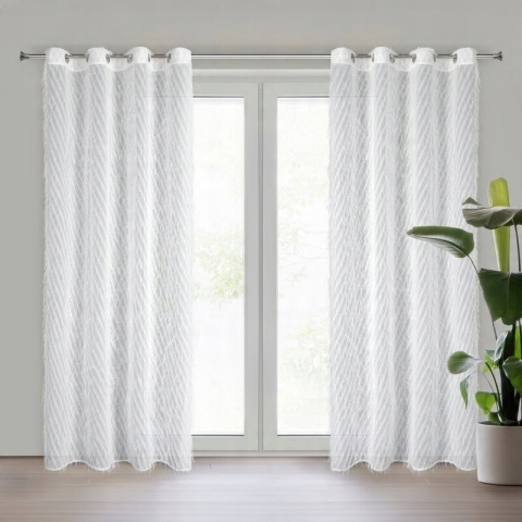 GOTOWA ZASŁONA EUROFIRANY Laurel Z PRZELOTKAMI 1 SZT. 140x250