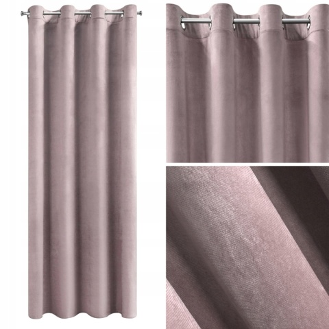 GOTOWA ZASŁONA EUROFIRANY Melanie Z PRZELOTKAMI 1 SZT. 140x250