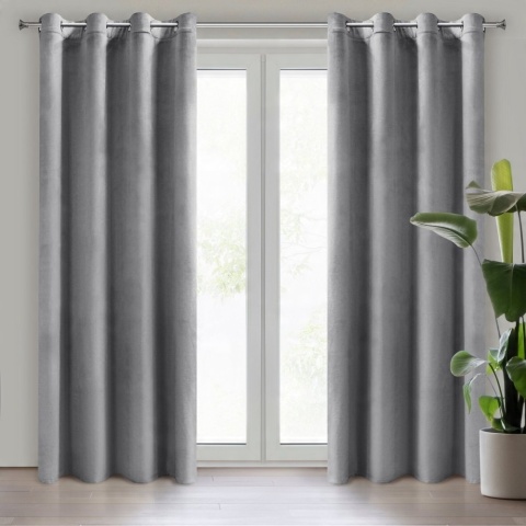 GOTOWA ZASŁONA EUROFIRANY Melanie Z PRZELOTKAMI 1 SZT. 140x250