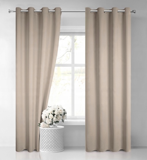 GOTOWA ZASŁONA EUROFIRANY Melanie Z PRZELOTKAMI 1 SZT. 140x250