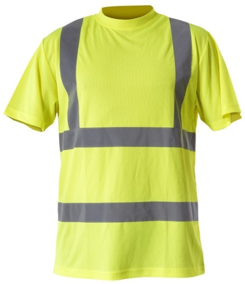 KOSZULKA T-SHIRT OSTRZEGAWCZA, ŻÓŁTA, M, CE, LAHTI